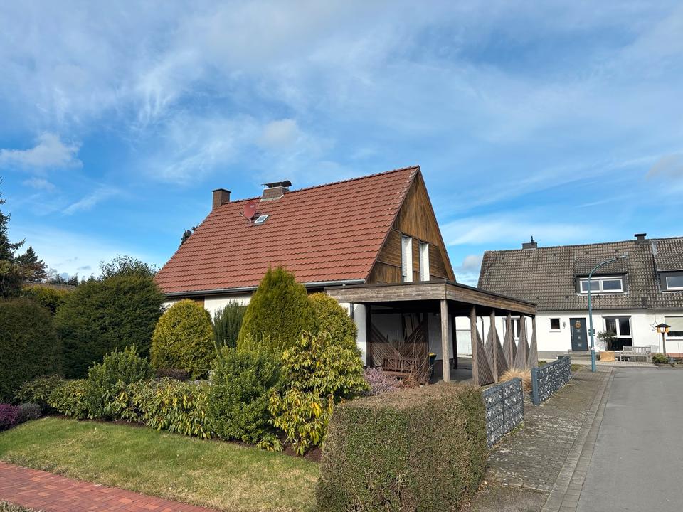 Thumbnail-Freistehendes Einfamilienhaus mit Doppelgarage zu verkaufen