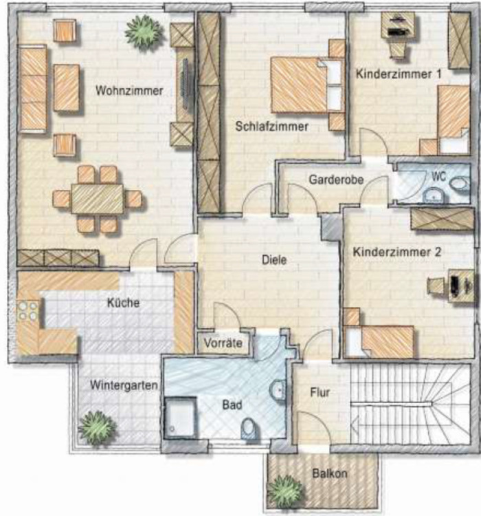 Thumbnail-große 4-Zimmer Wohnung in Sundern-Hachen