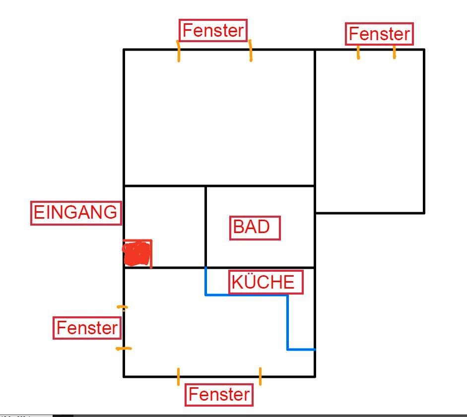 Thumbnail-2 Zimmer Wohnung, 57 qm, großes Gartenabteil, ab sofort verfügbar