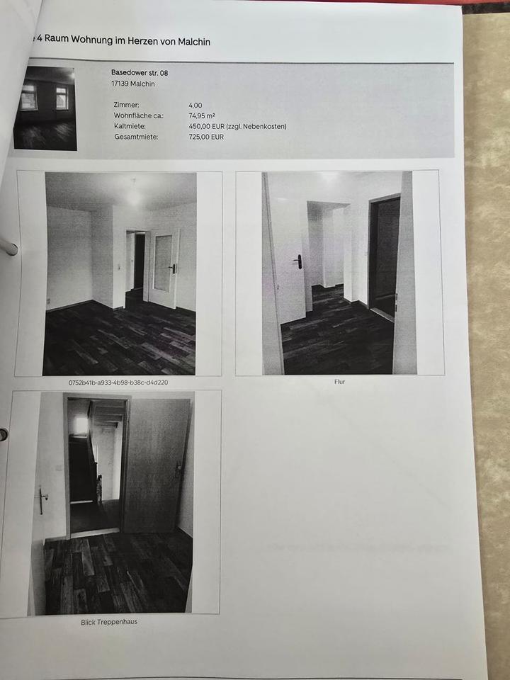 Thumbnail-4 Raum Wohnung in Malchin