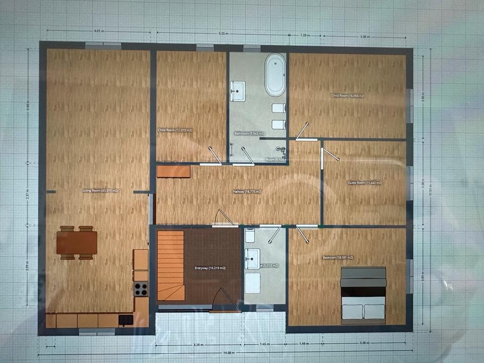Thumbnail-Großzügige 136 m² 5 Zimmer Wohnung in Rahden-Kleinendorf ab 01.05