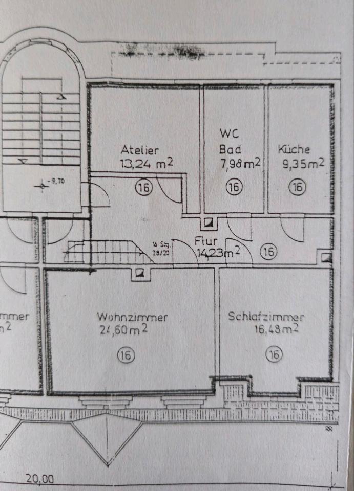 Thumbnail-Vermietung 3-RAUM-WOHNUNG | 86 qm | 3. OG | 09306 ROCHLITZ