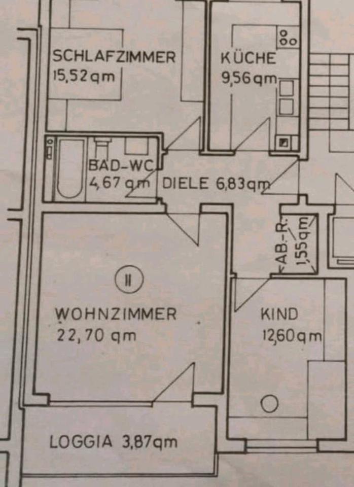 Thumbnail-Provisionsfreie 3-Zimmer-Wohnung mit Loggia in Niedernhausen