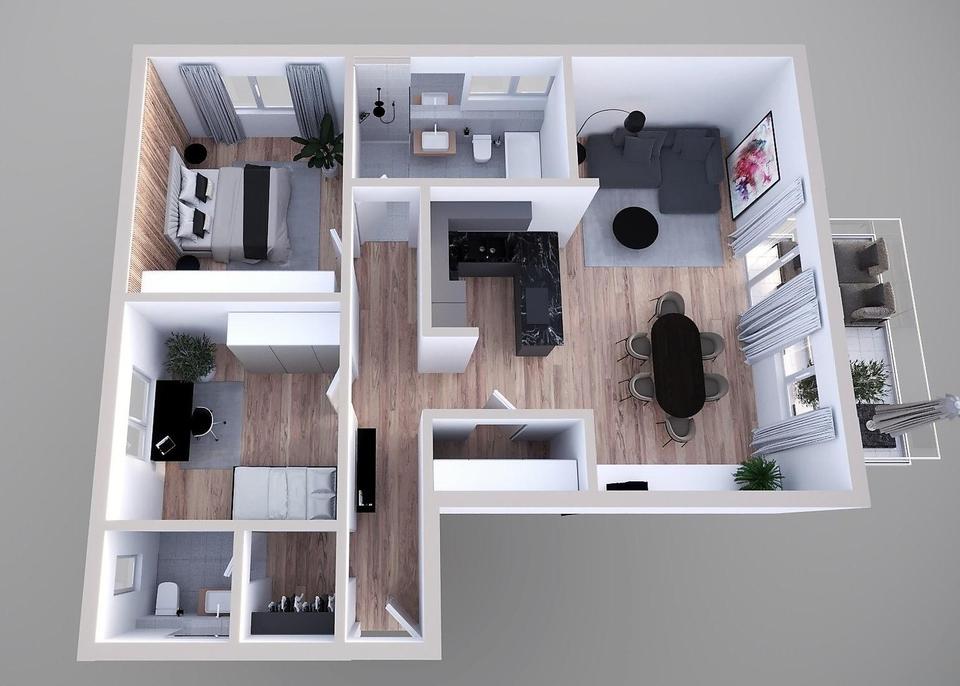 Thumbnail-3-Zi. Neubauwohnung in Rheinsheim