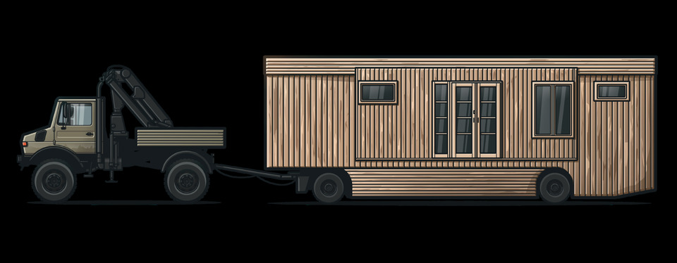 Thumbnail-Mega Tinyhouse 18t Anhänger 30qm Zirkuswagen Wohnwagon Teil 2