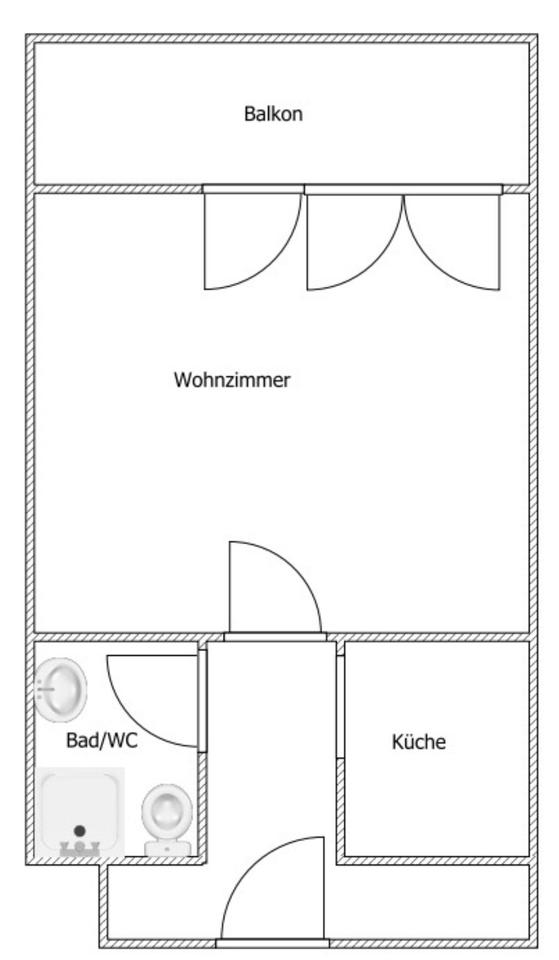 Thumbnail-1-Zimmerwohnung ab 01.06.2026 zum vermieten