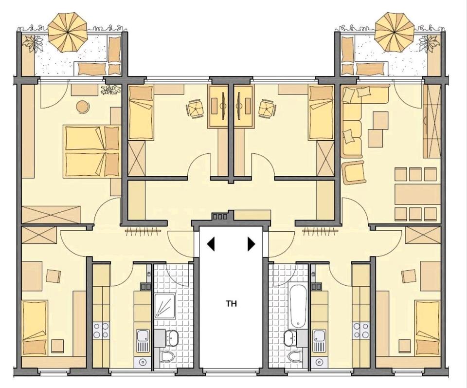 Thumbnail-Große 5-Zimmer-Wohnung zur Nachmiete in Hermsdorf (Am Stadion)