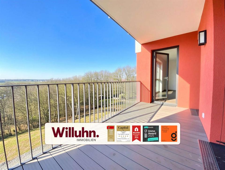 Thumbnail-Moderne Neubauwohnung mit Fußbodenheizung, Wärmepumpe und Balkon