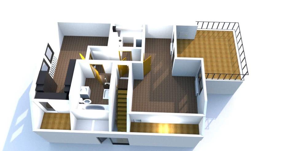 Thumbnail-Attraktive, helle Dachgeschosswohnung mit großer Terrasse