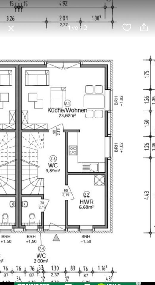 Thumbnail-schöne 3-Zimmer Doppelhaushälfte