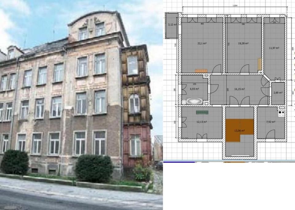 Thumbnail-ganzes MFH oder Eingentumswohnungen im Jugendstilhaus saniert