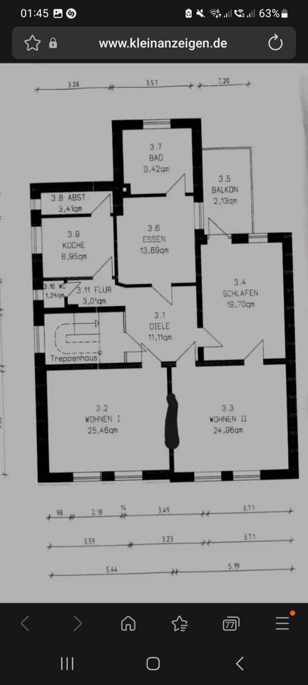 Thumbnail-Große 4-Zimmer-Wohnung in Schleswig 125 m² - sofort bezugsbereit