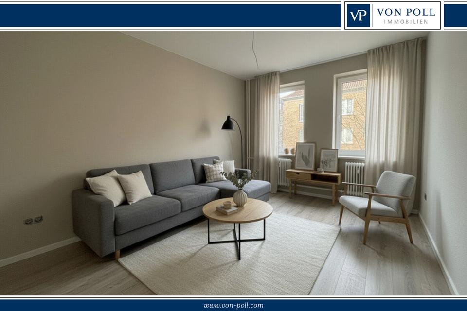 Thumbnail-Frisch sanierte 2-Zimmer-Wohnung in zentraler Lage!