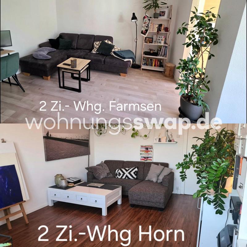 Thumbnail-Wohnungsswap - 2 Zimmer, 46 m² - Ebeersreye, Wandsbek, Hamburg