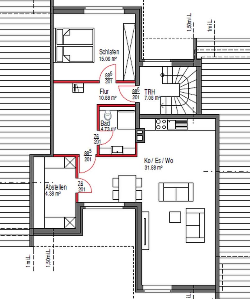 Thumbnail-Wohnen, wo andere Urlaub machen – Teilmöblierte 75 m² Wohnung mit Balkon nahe Nordsee