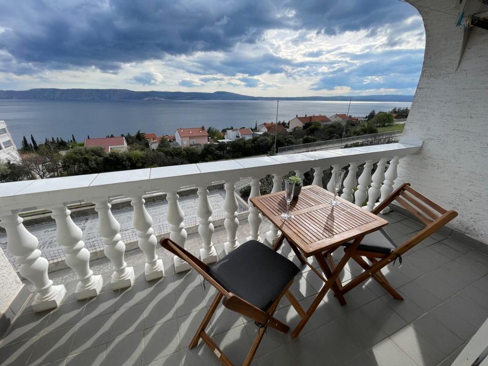 Thumbnail-Meerblick Apartment in Novi Vinodolski – 250m zum Strand