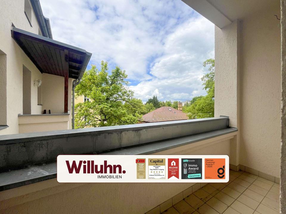 Thumbnail-Bezugsfreie 2-Zimmer Wohnung in Leipzig-Gohlis | Überdachter Balkon | Keller