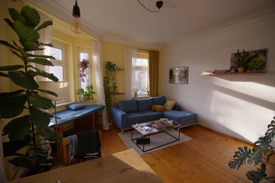 Thumbnail-Helle 3-Zimmer-Wohnung im 2. OG in Leipzig-Großzschocher