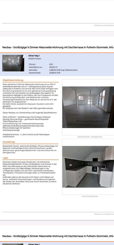 Thumbnail-Großzügige 5-Zimmer Wohnung in Pulheim-Stommeln, WG-geeignet