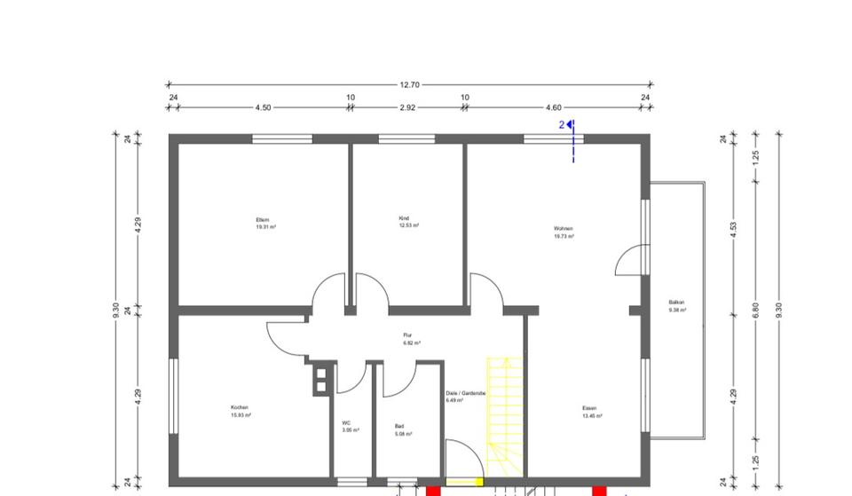 Thumbnail-Eigentumswohnung 7 Zimmer, Balkon, Maisonett,