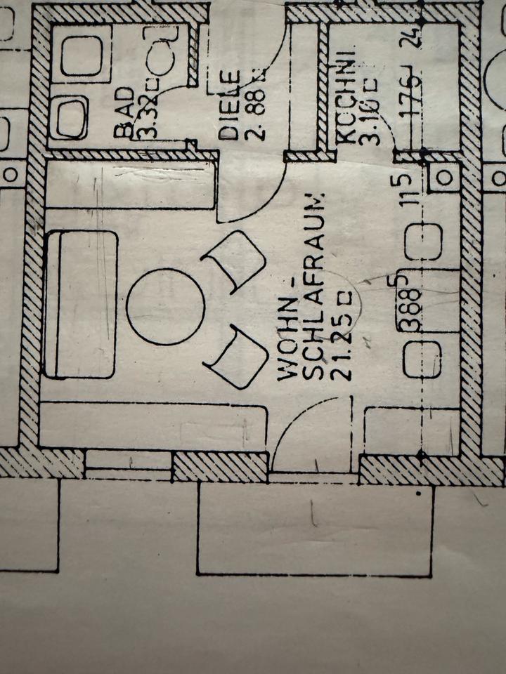Thumbnail-1-Zimmer Wohnung in 84405 Dorfen, Buchbacher Str. Zu vermieten