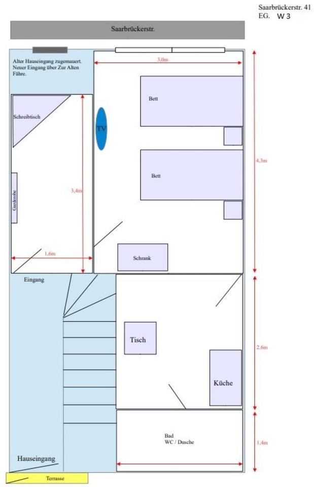 Thumbnail-Wohnung. Möbliertes Studenten - Studio - 30 m²
