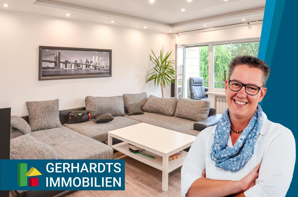Thumbnail-Moderne 3-Zimmer-Wohnung im 2. OG mit sonniger Loggia in Brüggen!