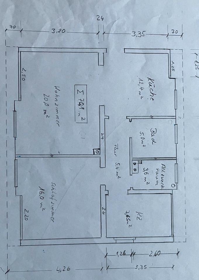 Thumbnail-Top renoviert: Helle 3,5 Zimmer Wohnung Tolle Lage Haltern am See