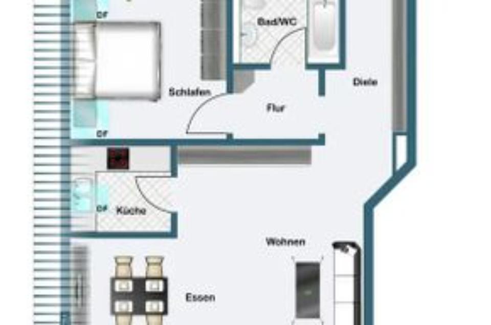 Thumbnail-2,5 Zimmer Wohnung Leonberg zu vermieten