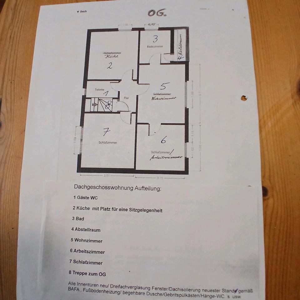 Thumbnail-Wohnung Xanten-Vynen, 53 qm, 3 Zi.1.OG von Privat