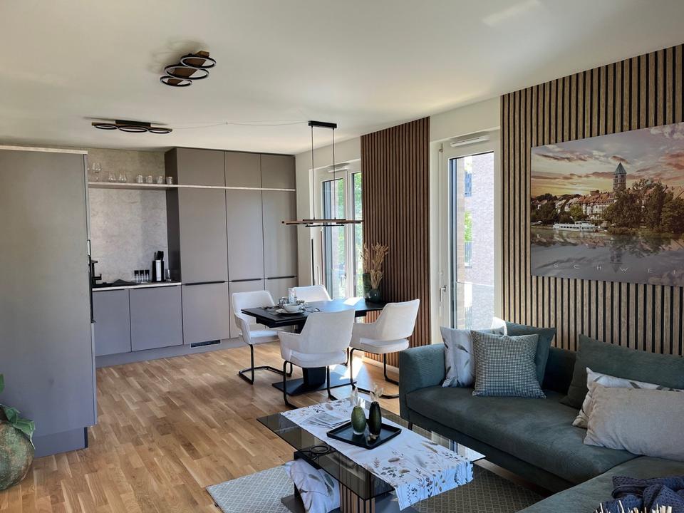 Thumbnail-Moderne 3-Zimmer-Wohnung mit Balkon zu vermieten