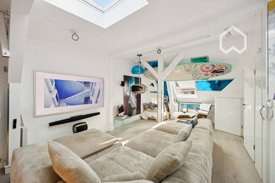 Thumbnail-Exklusive Dachgeschosswohnung mit Sauna und Balkon in Winterhude