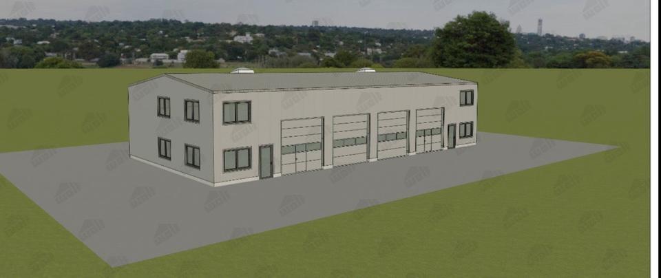 Thumbnail-Gewerbehalle mit Büro