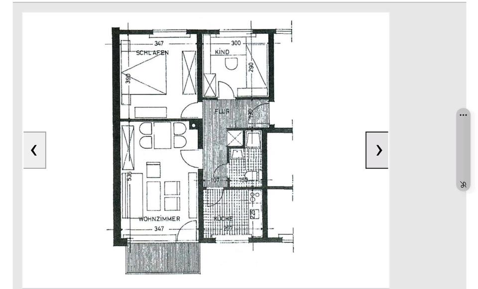 Thumbnail-Eigentumswohnung, vermietet, 3 Zi, von Privat