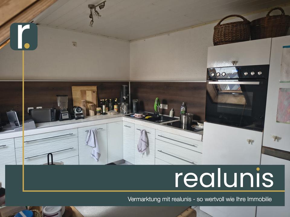 Thumbnail-Helle 4‑Zimmer-Maisonette mit überdachtem Balkon und Einbauküche - nur bei realunis