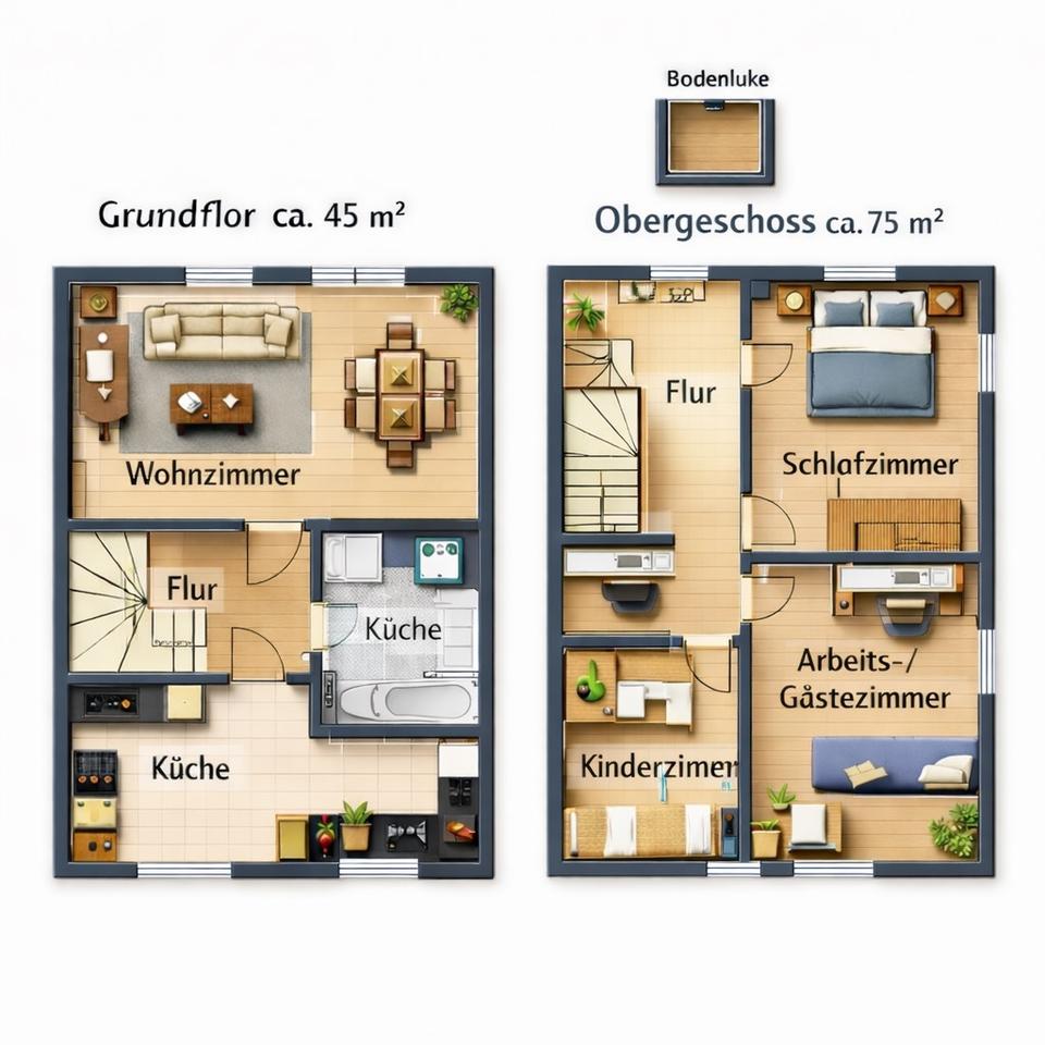 Thumbnail-4 Zimmer Maisonett Wohnung + Garage ab 1.April