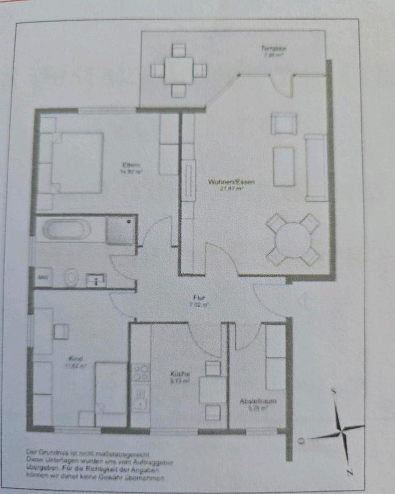 Thumbnail-3 Zimmerwohnung Nachmieter ab August