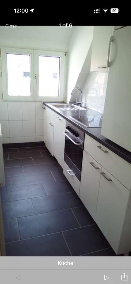 Thumbnail-Gepflegte 2-Raum-DG-Wohnung mit Einbauküche