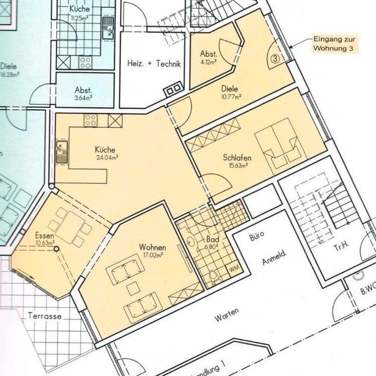 Thumbnail-2 Zimmer Wohnung in Bahnhofsnähe