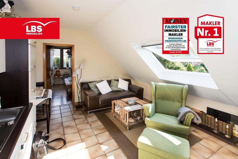 Thumbnail-Schick & ruhig: 30 qm Dachgeschoß-Wohnung in Gevelndorf