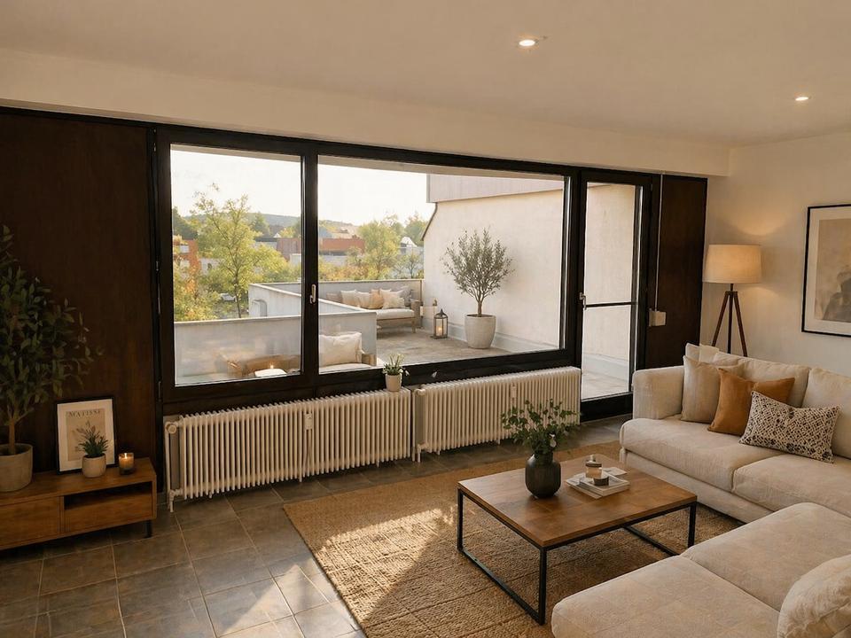 Thumbnail-2-Zi.-Wohnung Weitblick in Kirchheim - Erstbez Teilmodernisierung