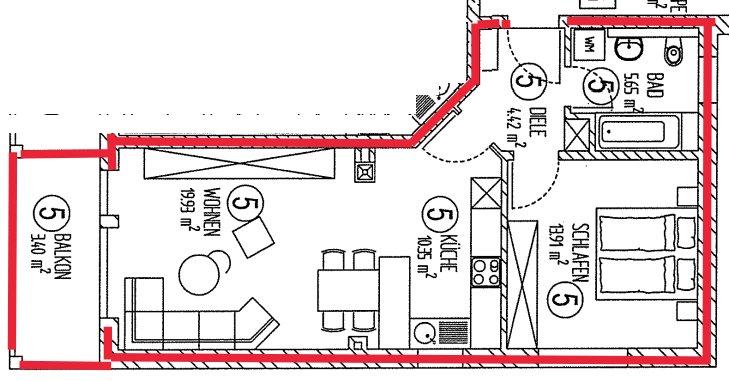 Thumbnail-Modernisierte 2,5‑Zimmer‑Wohnung – renoviert 2024.
