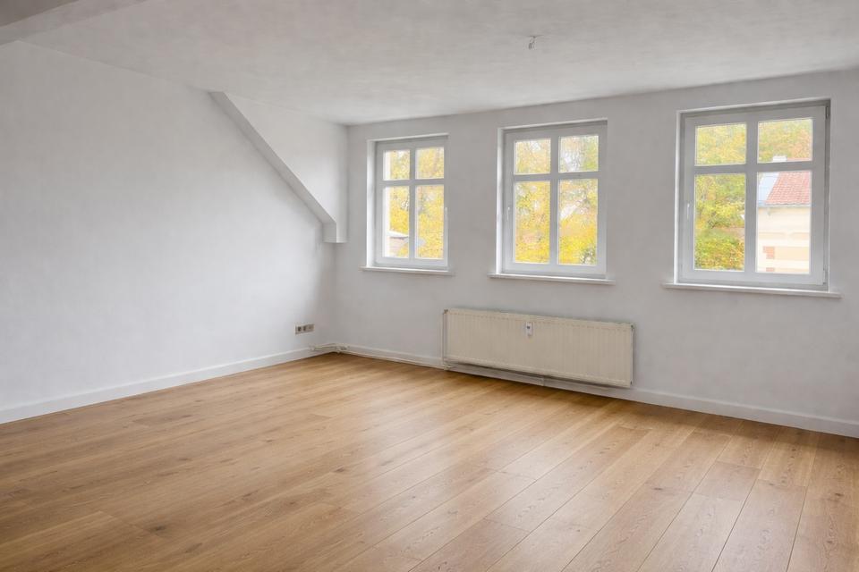 Thumbnail-Helle, renovierte Dachwohnung mit Grünblick