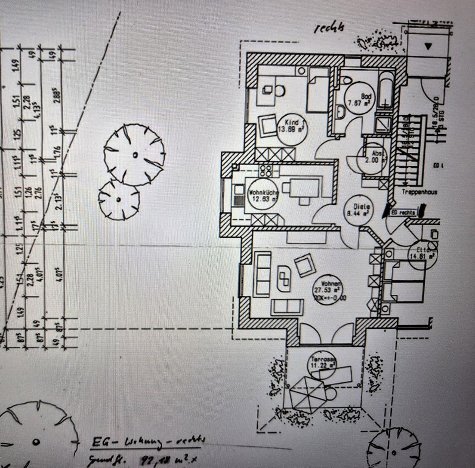 Thumbnail-Schöne 3-Zimmerwohnung in ruhiger Lage in Tegernheim