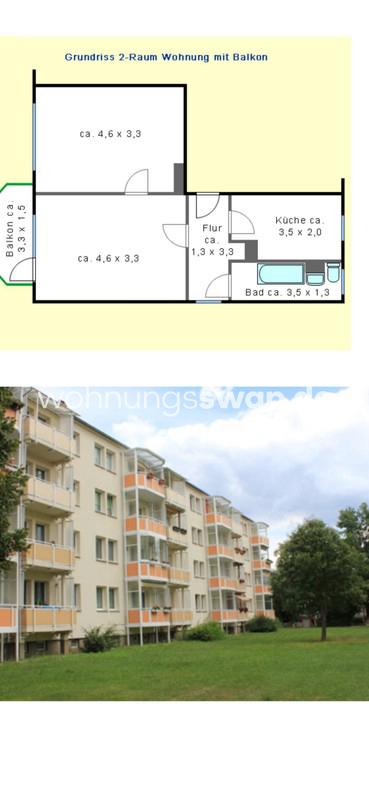 Thumbnail-Wohnungsswap - 2 Zimmer, 48 m² - Ameisenstraße, Leipzig-04249