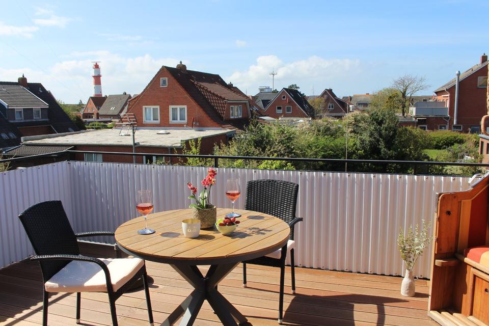 Thumbnail-Ferienwohnung Borkum Südstrand Dachterrasse 2 Pers.Urlaub Nordsee