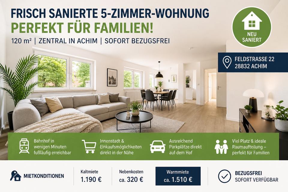 Thumbnail-Frisch sanierte 5-Zimmer-Wohnung (120 m²)