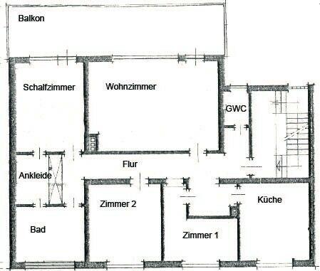 Thumbnail-Wohnung FKB - 4ZKB + GWC + Ankleideraum + Balkon im 2.OG