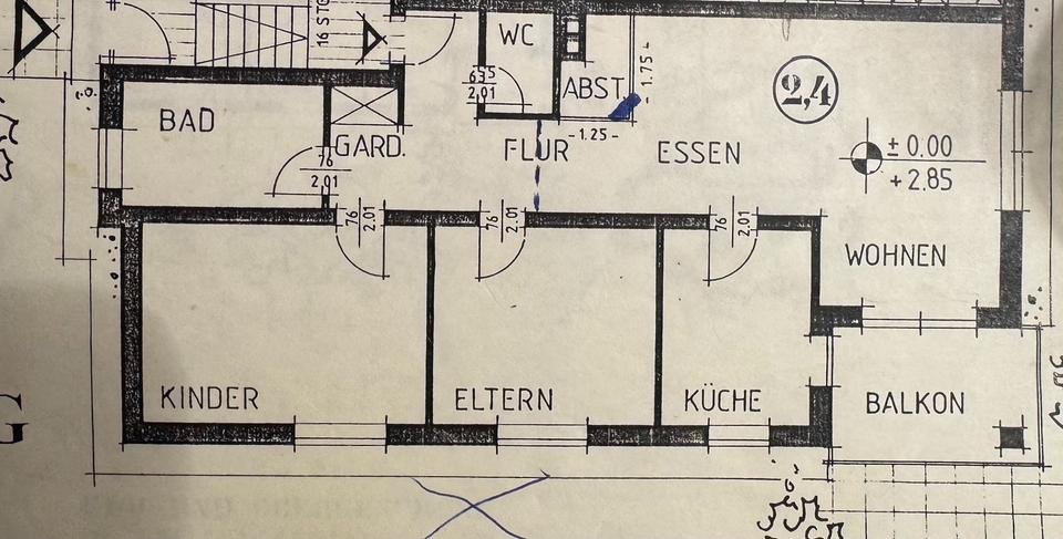 Thumbnail-Helle 3-Zimmer-Wohnung mit Balkon in Hüttenberg