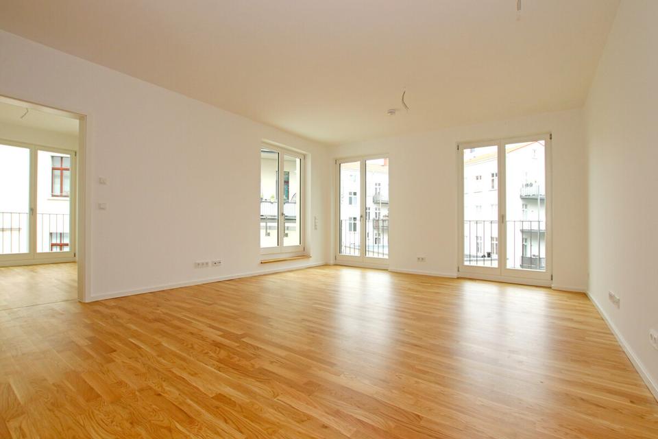 Thumbnail-Komfortable 3-Zimmer-Wohnung mit Balkon im Hinterhaus